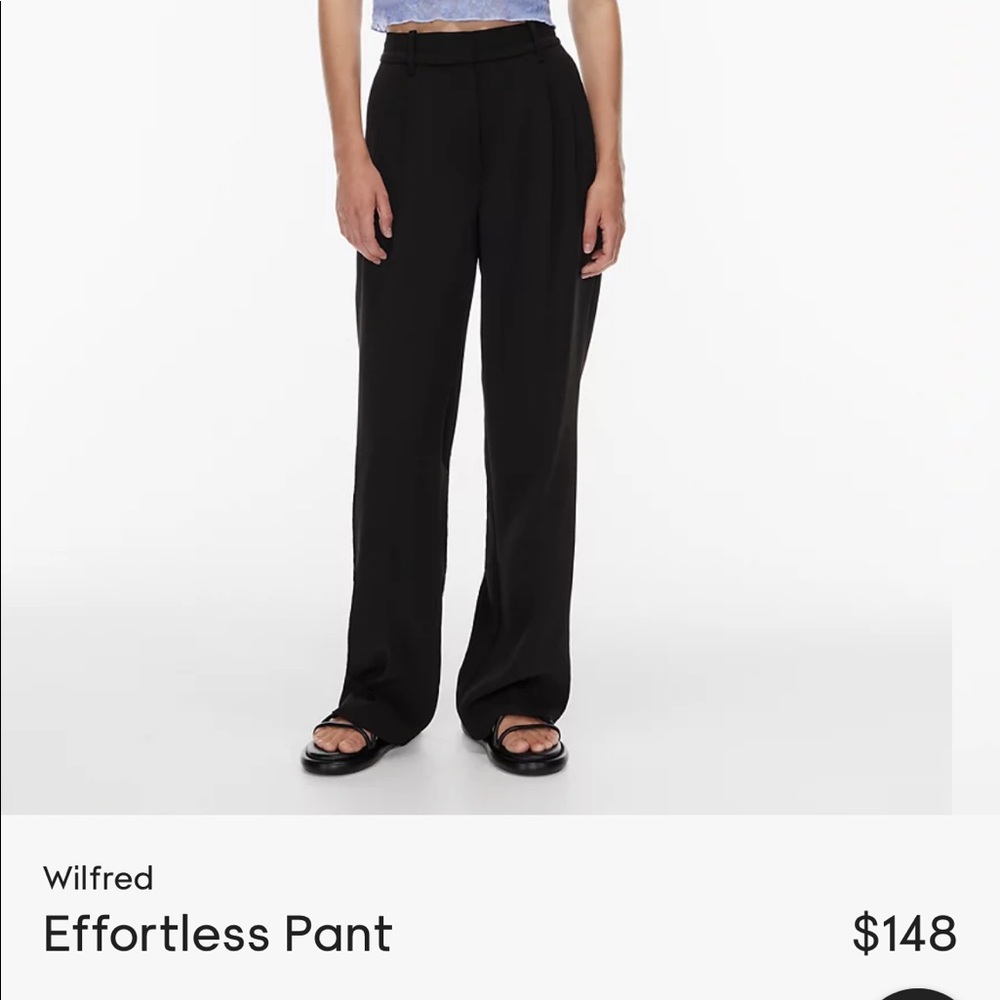 Aritzia Wilfred - Effortless Pant - Size 14